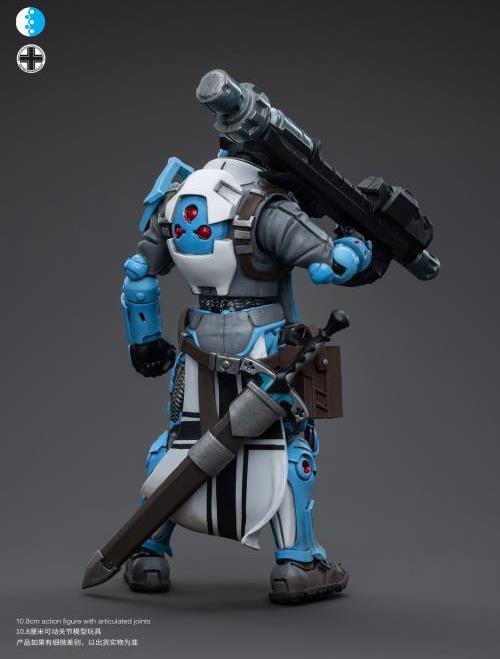 The Joy Toy Infinity Corvus Belli PanOceania Teutonic Knights set is perfect for collectors and fans of the Infinity universe, as well as those who appreciate high-quality action figures. With the impressive level of detail and articulation, these action figures are must-haves for any serious collector or fan.