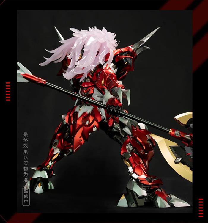 The Iron Saga Noble Class Asyura figure by MoShow Toys is here and ready to be the centerpiece in your mecha collection! Asyura is made of durable plastics and die-cast materials and features premium articulation for making dynamic poses. Order yours today!