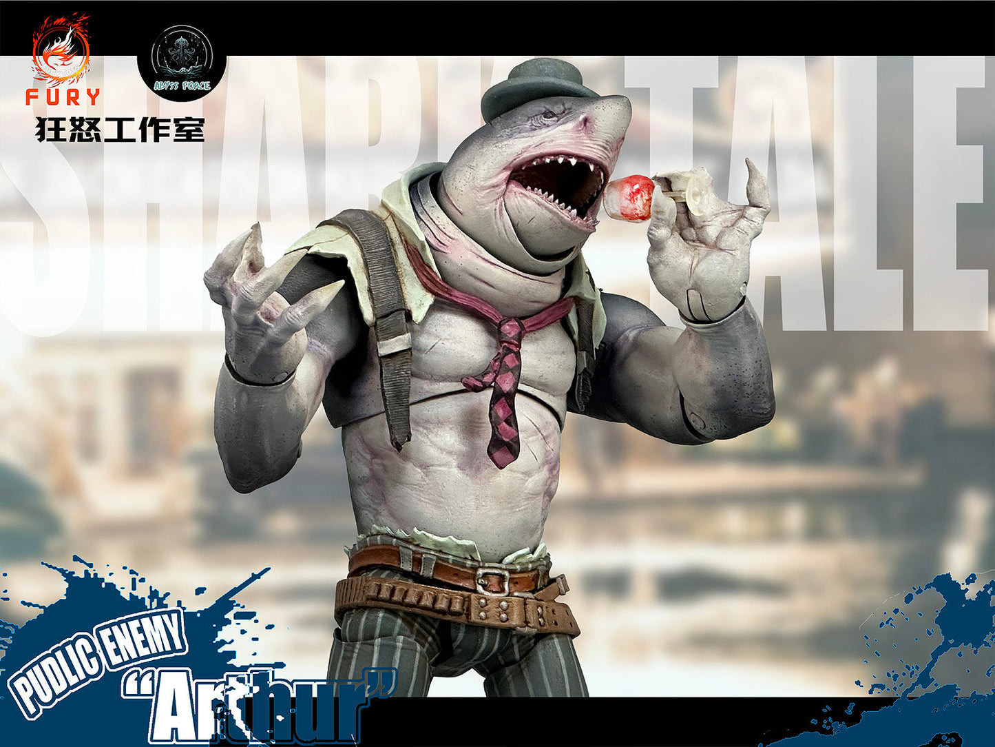 Fury Toys 1/12 Figure - Abyssal Power Shark Tale Wave 1 Public Enemy Arthur