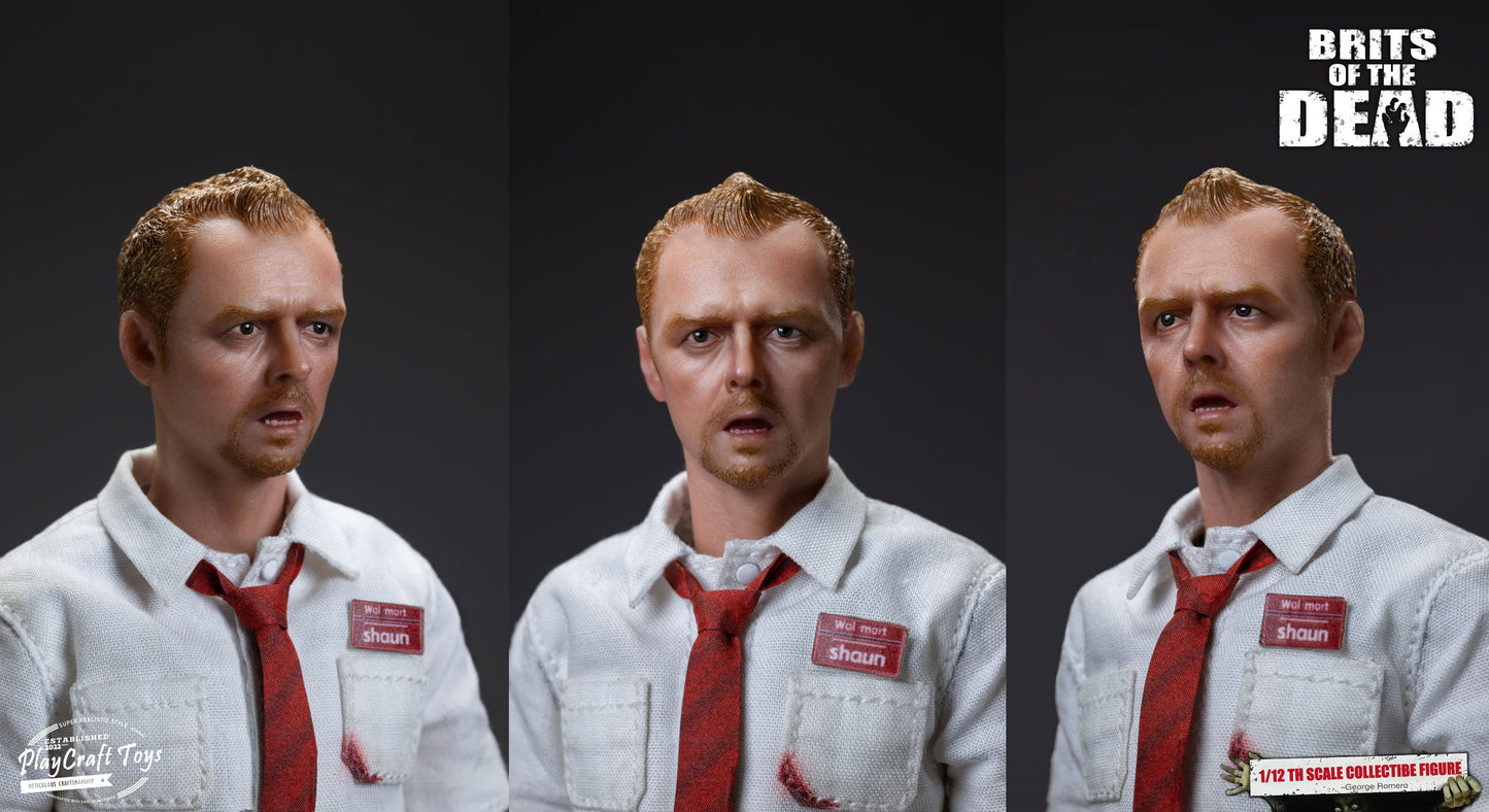 (Pre-order) Play Craft Toys 1/12 Zombie Slim Zombie Fat Action Figure Set