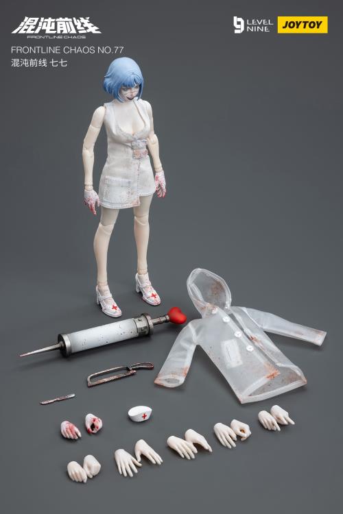 Joy Toy is proud to bring a new character to their popular Frontline Chaos series of figures: No.77! With interchangeable hands and accessories, you won't want to miss out on this figure! Order yours today! Other accessories shown not included