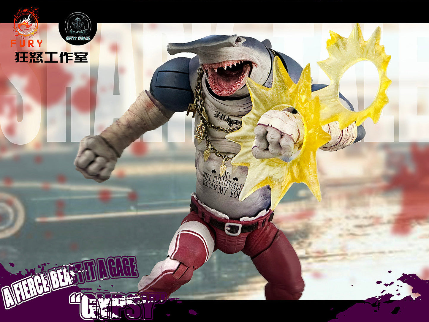(Pre-order) Fury Toys 1/12 Figure - Abyssal Power Shark Tale Wave 1 Fierce Beast Gypsy