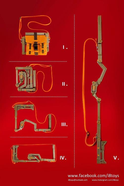 The Grainne figure features changeable eyeballs, a magic wand briefcase, variable magic wands, and an army green hooded cloak.