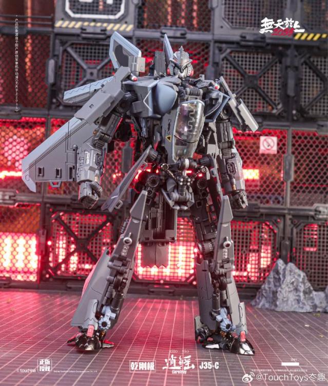 This highly detailed figure is a perfect addition to your robot collection! The J35-C Carefray figure converts from robot to fighter jet mode and comes with a crossbow weapon that will make your other figures think twice before messing with him!