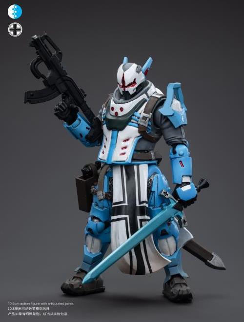 The Joy Toy Infinity Corvus Belli PanOceania Teutonic Knights set is perfect for collectors and fans of the Infinity universe, as well as those who appreciate high-quality action figures. With the impressive level of detail and articulation, these action figures are must-haves for any serious collector or fan.
