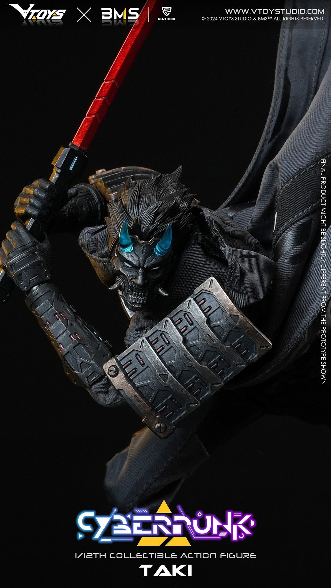 VTOYS X BMS X CF Cyberpunk Robin series is under the Cyberpunk product line, which is well-known for its highly-poseable 1/12th scale figures, detailed sculpt, and tailor-made outfits to capture the memorable appearance as seen in the original series.
