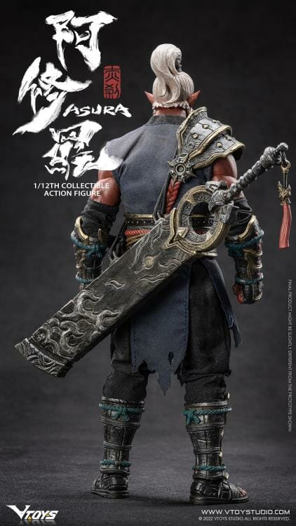 Brought to you by VTOYS, comes an original figure of character Asura the Red Demon! Standing over 6 inches tall, this 1/12 scale figure comes with an assortment of interchangeable parts and accessories and is articulated for endless display options.