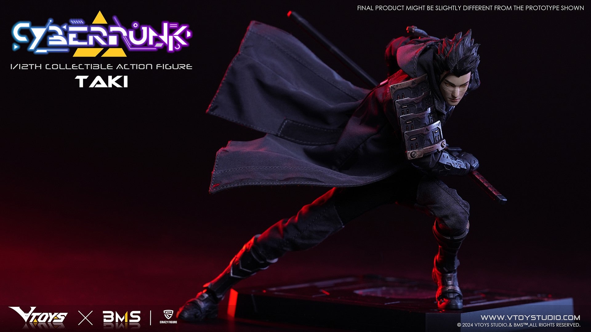 VTOYS X BMS X CF Cyberpunk Robin series is under the Cyberpunk product line, which is well-known for its highly-poseable 1/12th scale figures, detailed sculpt, and tailor-made outfits to capture the memorable appearance as seen in the original  series.