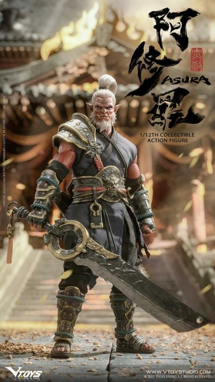 Brought to you by VTOYS, comes an original figure of character Asura the Red Demon! Standing over 6 inches tall, this 1/12 scale figure comes with an assortment of interchangeable parts and accessories and is articulated for endless display options.