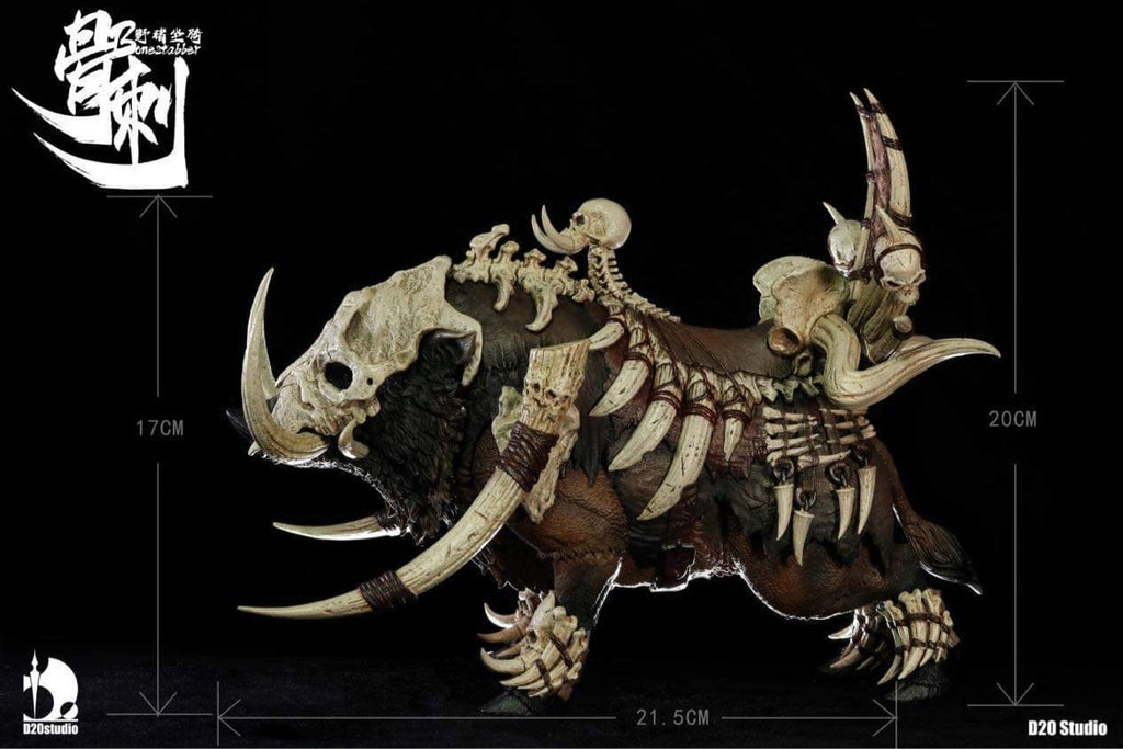 D20 Studio 1/12 Wave 3 Bonestabber Giant Wild Boar Black Ver.