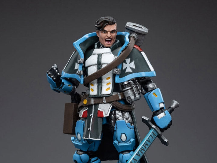 Joy Toy brings to the table a new series of figures, inspired after the tabletop wargame Infinity, published by Corvus Belli. This highly detailed 1/18 scale figure stands just over 4 inches tall and comes equipped with an arsenal of interchangeable parts and weapons. Add PanOceania Padre-Inquisior Mendoza, along with other separately sold Infinity figures by Joy Toy, to your collection and build up your army for battle!