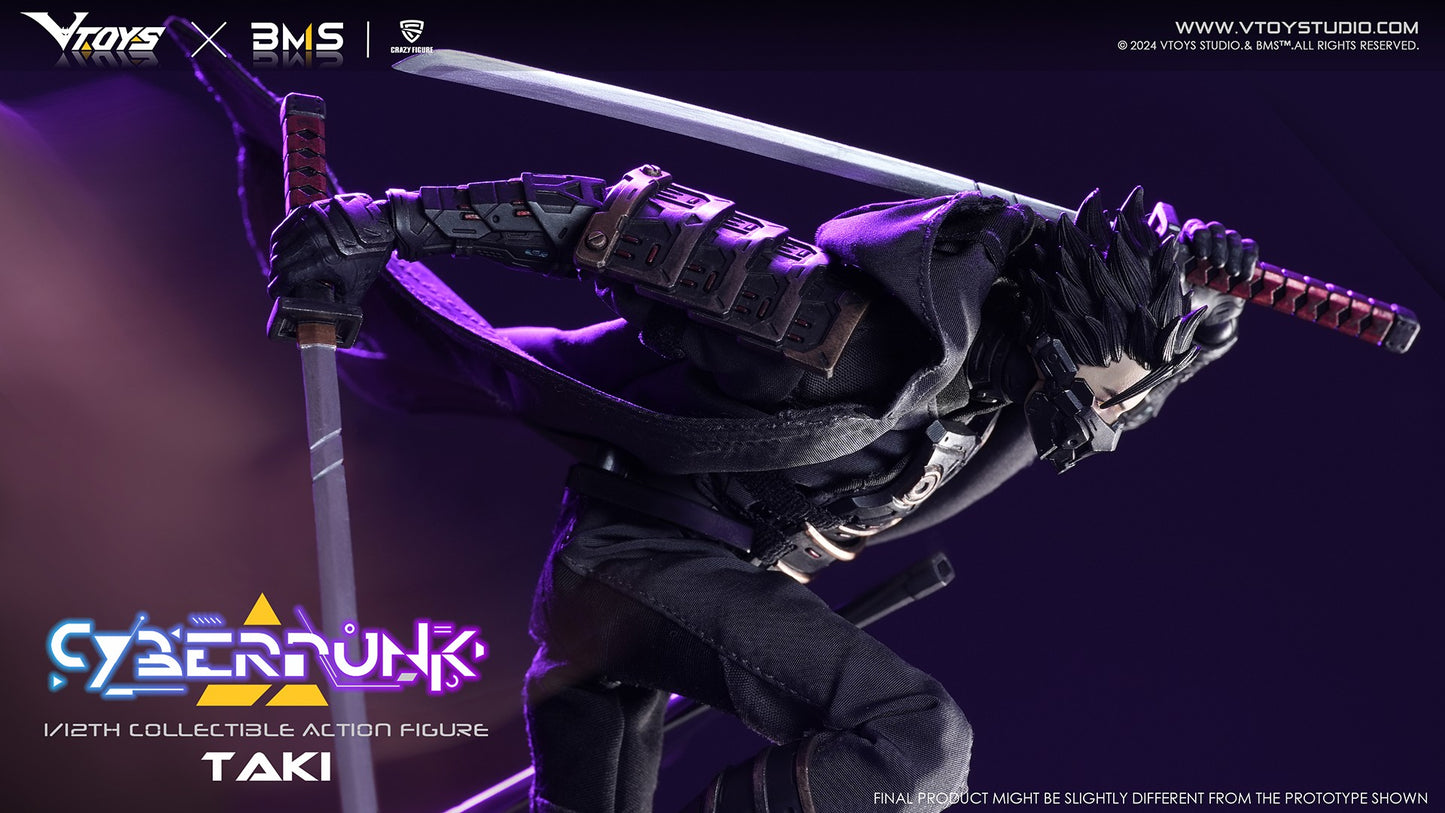 VTOYS X BMS X CF Cyberpunk Robin series is under the Cyberpunk product line, which is well-known for its highly-poseable 1/12th scale figures, detailed sculpt, and tailor-made outfits to capture the memorable appearance as seen in the original series.
