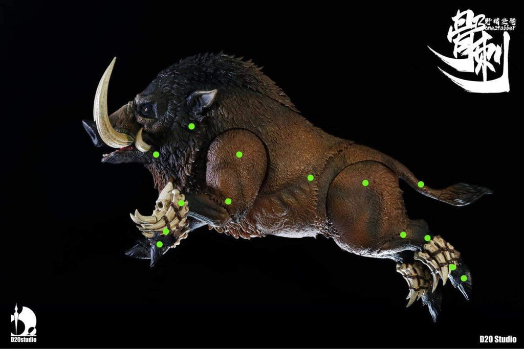 D20 Studio 1/12 Wave 3 Bonestabber Giant Wild Boar Brown Ver.