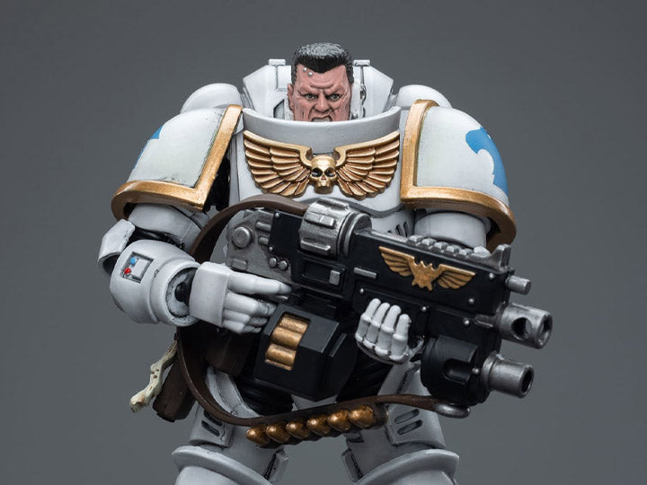From JoyToy, explore the captivating world of Warhammer 40K action figures, featuring finely crafted and highly detailed miniatures that bring to life the iconic warriors of the White Consuls Space Marine Chapter. Join the battle and immerse yourself in the grim darkness of the 41st millennium with these extraordinary collectibles.