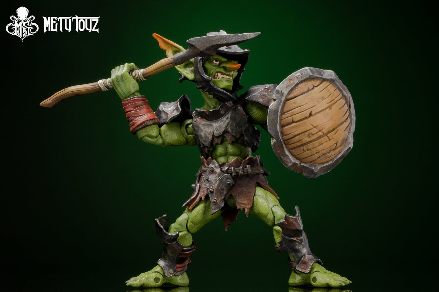 (Pre-order) Mety Toyz Adventurer’s World Goblin Warrior Miles Iron Shield Figure
