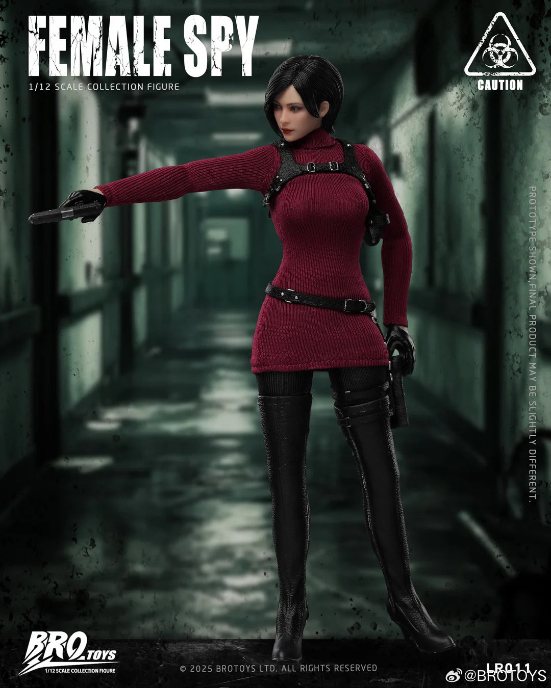 (Pre-order) Brotoys 1/12 Female Spy cloth figure LR011 with preorder bonus