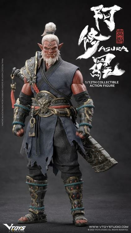 Brought to you by VTOYS, comes an original figure of character Asura the Red Demon! Standing over 6 inches tall, this 1/12 scale figure comes with an assortment of interchangeable parts and accessories and is articulated for endless display options.