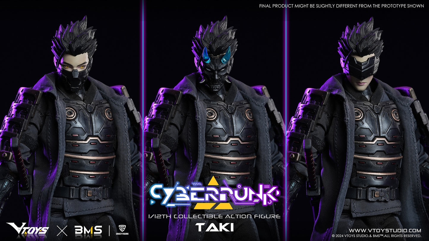 VTOYS X BMS X CF Cyberpunk Robin series is under the Cyberpunk product line, which is well-known for its highly-poseable 1/12th scale figures, detailed sculpt, and tailor-made outfits to capture the memorable appearance as seen in the original series.