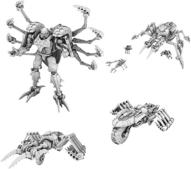 TransArt introduces their new release, BWM-11 Metal Tarantula! Standing at 6.5 inches in robot mode, BWM-11 is Masterpiece Scale and features 4 different modes: Robot, Beast, Motorcycle and Vehicle. BWM-11 also includes 3 mini spider figures. Comes in a metallic finish with die-cast parts.
