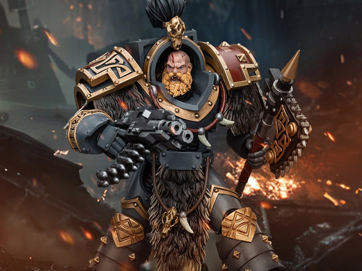 The Varagyr Wolf Guard Terminator Squad, or simply the Varagyr, are an elite, exclusive formation of Veteran Marines who served as both personal advisors and the Honour Guard to Leman Russ, the Primarch of the Space Wolves Legion during the Great Crusade and Horus Heresy eras in the late 30th and early 31st Millennia!