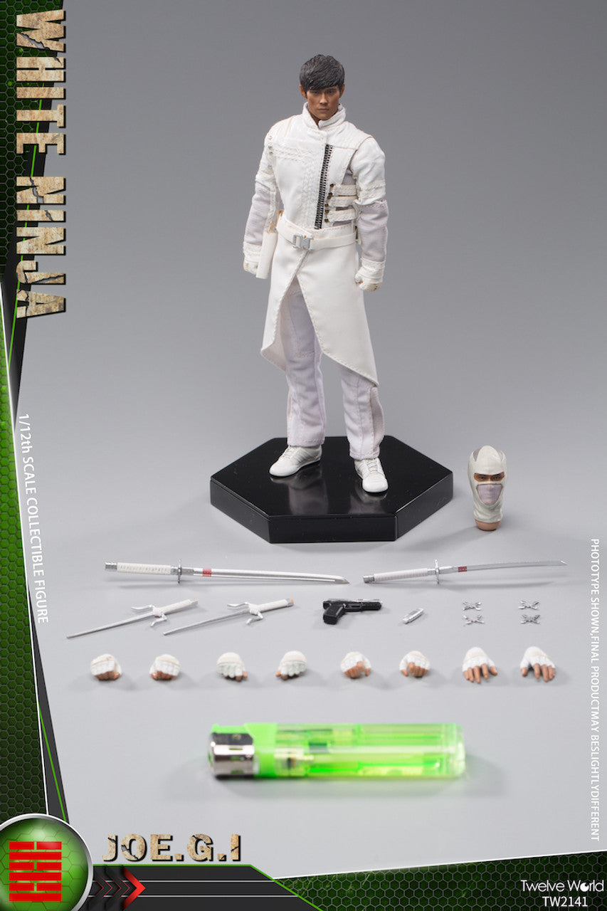 Twtoys 1/12 tw2141 White Ninja Samurai