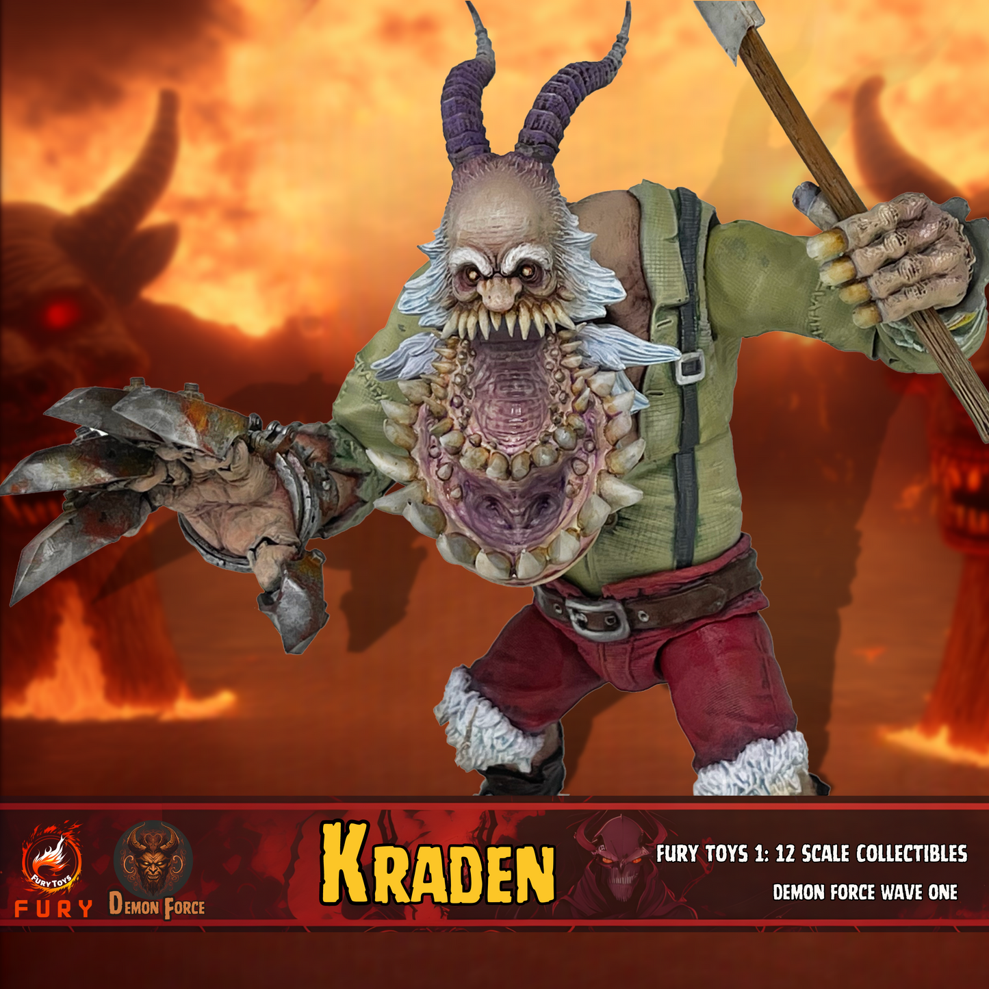 Fury toys Demon Force wave 1 1/12 The brother Kraden and Krynn