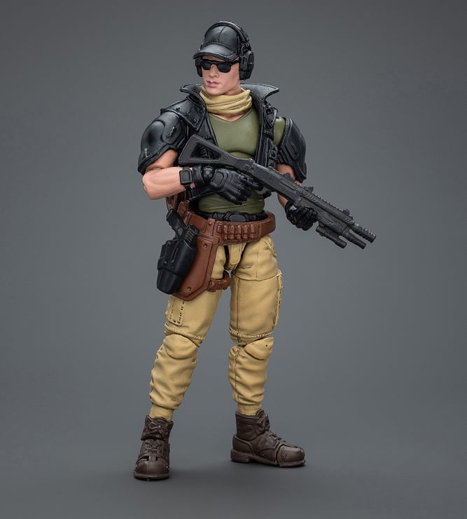 Despite getting a dishonorable discharge from the special forces, this soldier was recruited by the Kina Mercenaries to be an unstoppable force multiplier. Taking on the toughest jobs on the planet, the Kina Mercenaries aren't afraid to get their hands dirty for a paycheck. Designed in 1/18 scale, this figure will be a perfect addition to your collection so order yours today!