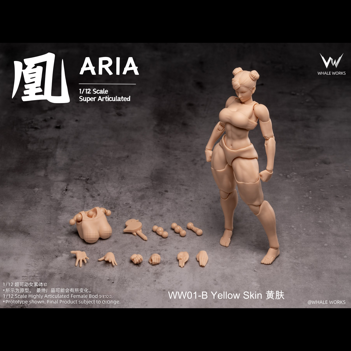(Pre-order) Whale Works 1/12 Super Articulate figures Aria