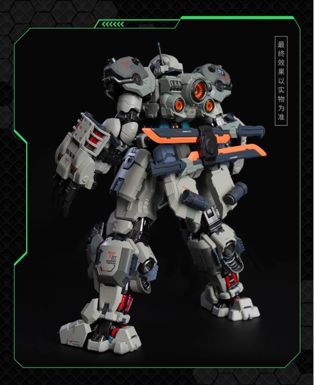 MoShow Toys presents the next line of figures in the Illustrious Class of their Progenitor Effect series of unique mecha action figures: Team Foxhound! 
First in the line-up is the Team Foxhound Butcher Mecha action figure. The melee version features a pair of combat claws, a beam assault rifle, and a pair of thermal short blades.