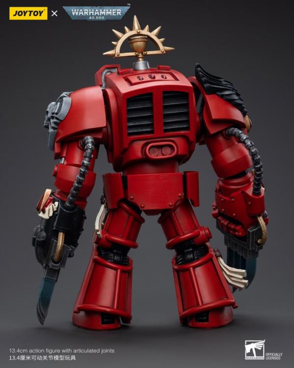 This 1/18 scale figure includes a variety of parts and accessories to allow you to customize your army of Warhammer 40k figures. Don't miss out on adding this figure to your collection!