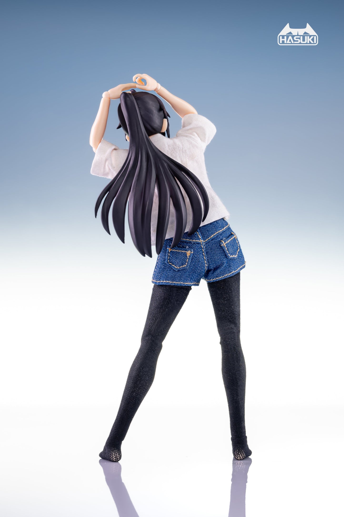 Hasuki 1/12 T-Shirt and Denim Shorts Set CS008 Accessory