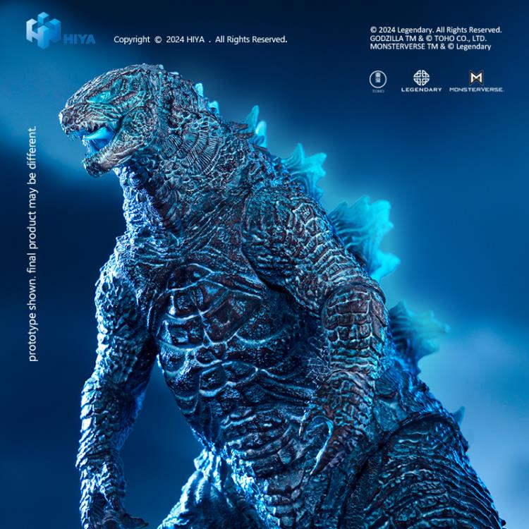 Introducing an electrifying addition to the Hiya Toys EXQUISITE BASIC Series: the energized Godzilla from Godzilla x Kong: The New Empire! Delve deeper into the origins of these titans with this meticulously crafted 7-inch tall figure, based on the original CG data from the movie. Every detail of Godzilla's imposing form has been faithfully recreated, with multiple layers of paint capturing the intricacies of his body.