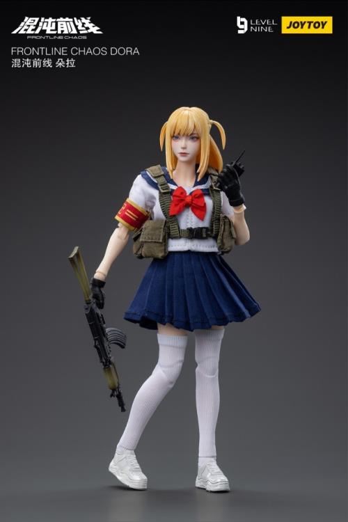 Joy Toy is proud to bring a new operative to their popular Frontline Chaos series of figures: Dora! Wearing a schoolgirl sailor outfit, Dora is the long range fighter of the squad and is finally excited to get some action rather than be bored on guard duty again. With interchangeable hands and accessories, you won't want to miss out on this figure! Order yours today!