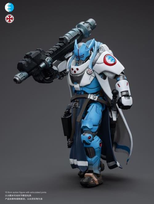 The Joy Toy Infinity Corvus Belli PanOceania Knight of the Holy Sepulchre action figure is perfect for collectors and fans of the Infinity universe, as well as those who appreciate high-quality action figures. With its impressive level of detail and articulation, this action figure is a must-have for any serious collector or fan.