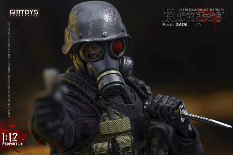 Add to your 1/12 scale figure collection with this Reaper figure from GMToys! This figure features real fabric clothes and a fully articulated body for maximum poseablility.