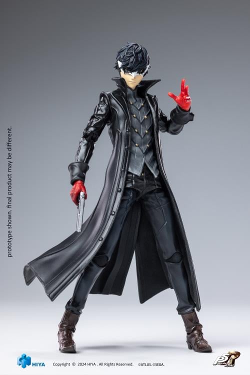 Steal hearts and fight corruption with the Exquisite Basic Joker action figure from Persona 5: Royal by Hiya Toys!
Standing approximately 6" tall, this highly detailed 1/12 scale figure captures Joker's iconic Phantom Thief look, complete with his red gloves, tailored black coat, and signature white pocket square.