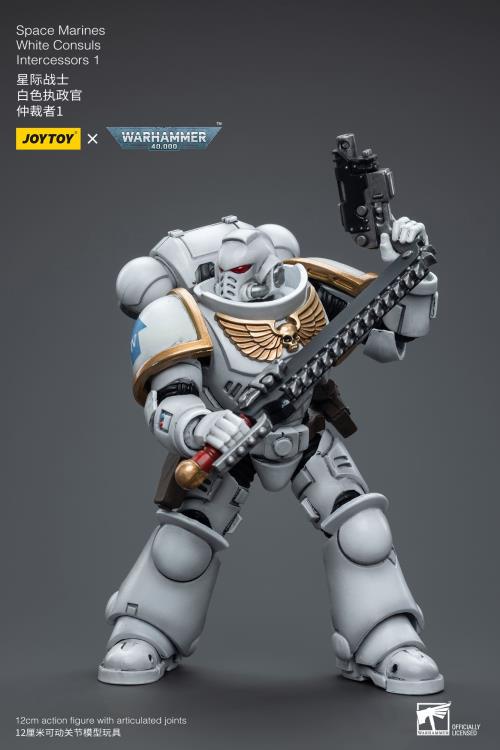 From JoyToy, explore the captivating world of Warhammer 40K action figures, featuring finely crafted and highly detailed miniatures that bring to life the iconic warriors of the White Consuls Space Marine Chapter. Join the battle and immerse yourself in the grim darkness of the 41st millennium with these extraordinary collectibles.