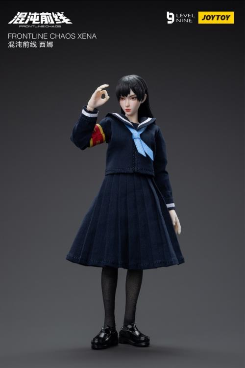 Joy Toy is proud to bring a new operative to their popular Frontline Chaos series of figures: Xena! Clad in a schoolgirl outfit, Xena is the leader of the squad and carries out her responsibilites with a lethal precision. With interchangeable hands and accessories, you won't want to miss out on this figure! Order yours today!