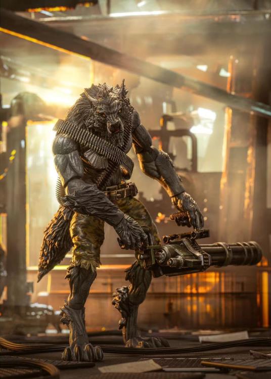 BigBadWorkshop and Fresh Monkey Fiction present Operation: Monster Force!
The Kiloworg were once soldiers of fortune, kidnapped by Dr. Tannis Rand and subjected to the "Salve of the Beast" - an ancient ointment used to create the first werewolf. It has made them into devastating killing machines. A single Kiloworg in its werewolf state is more than a match one-on-one with any member of Delta Red. On the night of a full moon, they may even be capable of defeating Dracula himself.