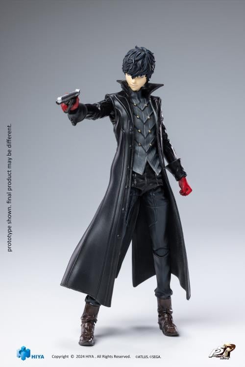 Steal hearts and fight corruption with the Exquisite Basic Joker action figure from Persona 5: Royal by Hiya Toys!
Standing approximately 6" tall, this highly detailed 1/12 scale figure captures Joker's iconic Phantom Thief look, complete with his red gloves, tailored black coat, and signature white pocket square.