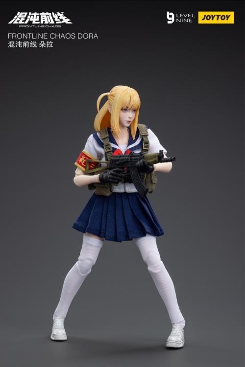 Joy Toy is proud to bring a new operative to their popular Frontline Chaos series of figures: Dora! Wearing a schoolgirl sailor outfit, Dora is the long range fighter of the squad and is finally excited to get some action rather than be bored on guard duty again. With interchangeable hands and accessories, you won't want to miss out on this figure! Order yours today!