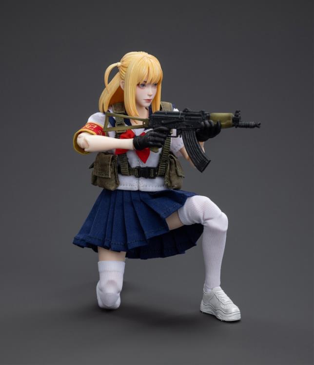 Joy Toy is proud to bring a new operative to their popular Frontline Chaos series of figures: Dora! Wearing a schoolgirl sailor outfit, Dora is the long range fighter of the squad and is finally excited to get some action rather than be bored on guard duty again. With interchangeable hands and accessories, you won't want to miss out on this figure! Order yours today!