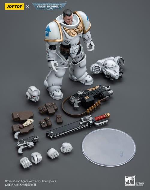From JoyToy, explore the captivating world of Warhammer 40K action figures, featuring finely crafted and highly detailed miniatures that bring to life the iconic warriors of the White Consuls Space Marine Chapter. Join the battle and immerse yourself in the grim darkness of the 41st millennium with these extraordinary collectibles.