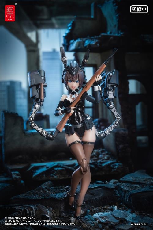 Expand your figure collection with the RA-03 Panzer Bunny Anneliese 1/12 scale accessory set by Snail Shell! This set includes interchangeable weapon accessories and is a great way to customize your figure! Order yours now and upgrade your firepower!