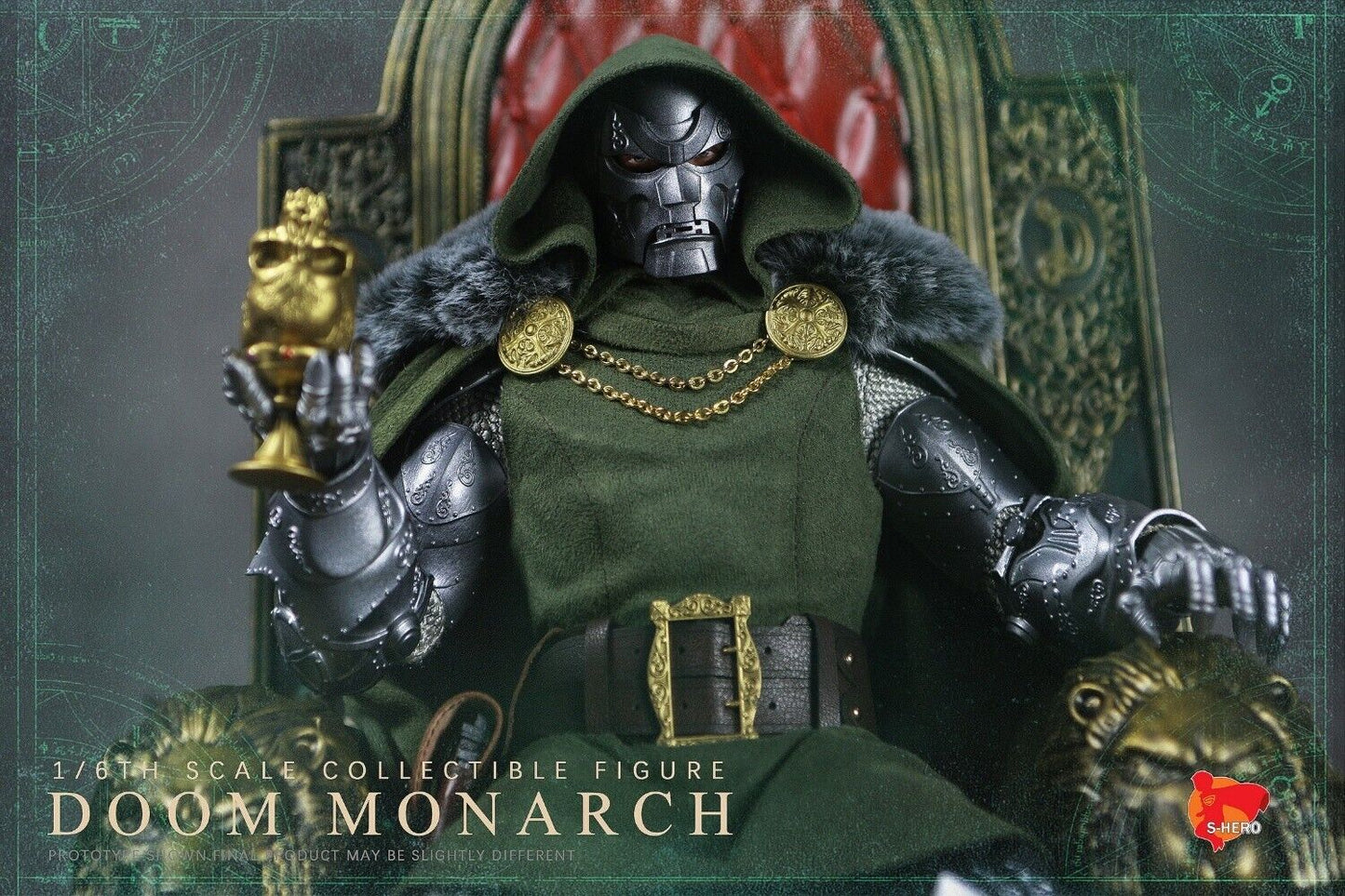 S-HERO 1/6 Doom Monarch SH001 Action Figure