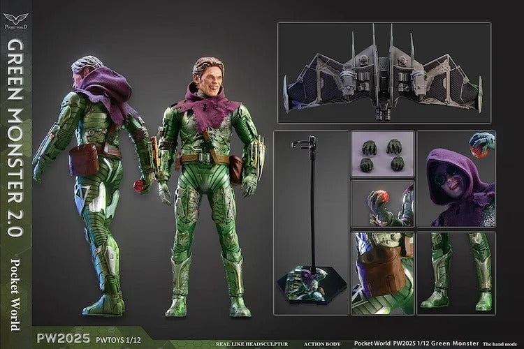 Pwtoys Green Monster 2.0 Upgrade 1/12 PW2025
