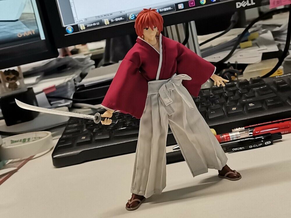 GT Dasin Toys 1/12 Rurouni Kenshin Himura Kenshin Red