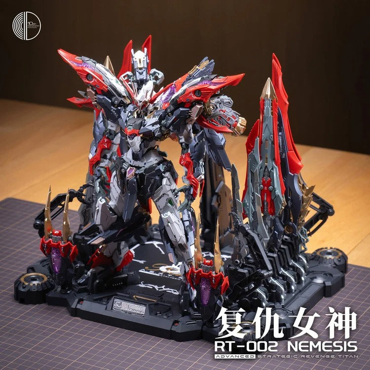 In ERA+ is proud to introduce a new model kit that will upgrade your mecha collection with some serious firepower: the Nemesis Advanced Strategic Revenge Titan! Featuring a wide range of accessories and weapons, this is one mecha you won't want to miss out on! Order yours today and get ready to battle!