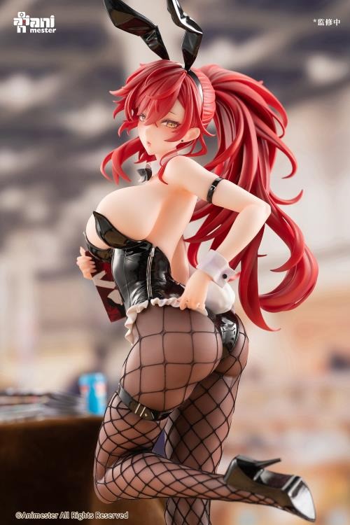 The Comic Convention day has arrived and Aki is ready to sign comics for her fans. AniMester presents an highly detailed 1/6 scale figure based on an original character illustration by Maenoo. Dressed in a cute and playful bunny girl costume, Aki is ready to meet her adoring fans. In her right hand she holds her comic as she strikes a pose.