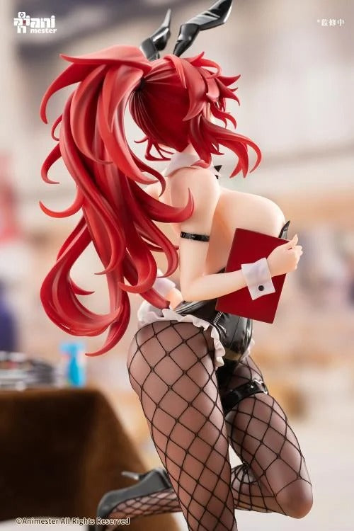 The Comic Convention day has arrived and Aki is ready to sign comics for her fans. AniMester presents an highly detailed 1/6 scale figure based on an original character illustration by Maenoo. Dressed in a cute and playful bunny girl costume, Aki is ready to meet her adoring fans. In her right hand she holds her comic as she strikes a pose.